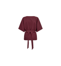 Blouse Rikala Miley MOS MOSH Port Royale – vue de dos à plat