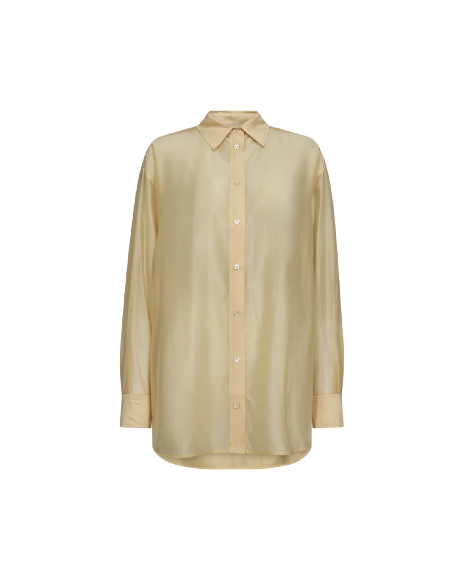 Chemise oversize Danika en TENCEL™ Lyocell MOS MOSH Vanilla – vue de face