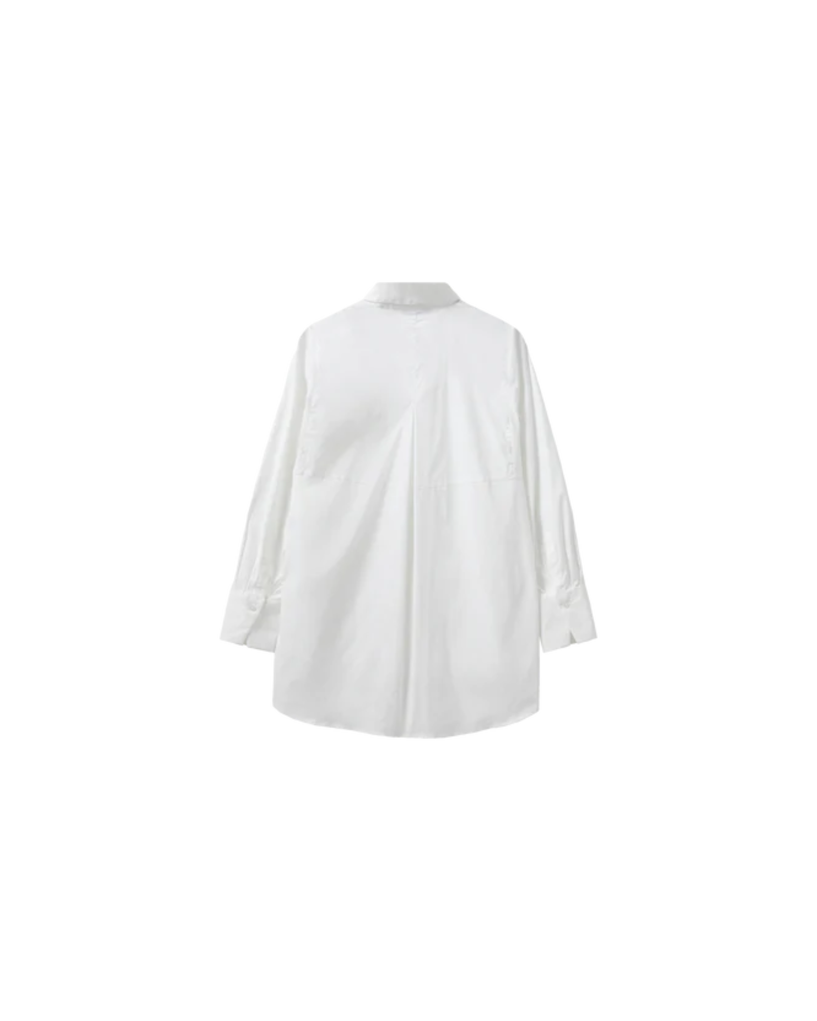 Chemise oversize Enola en coton MOS MOSH Blanc – vue de dos