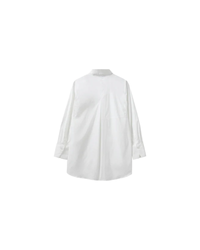 Chemise oversize Enola en coton MOS MOSH Blanc – vue de dos