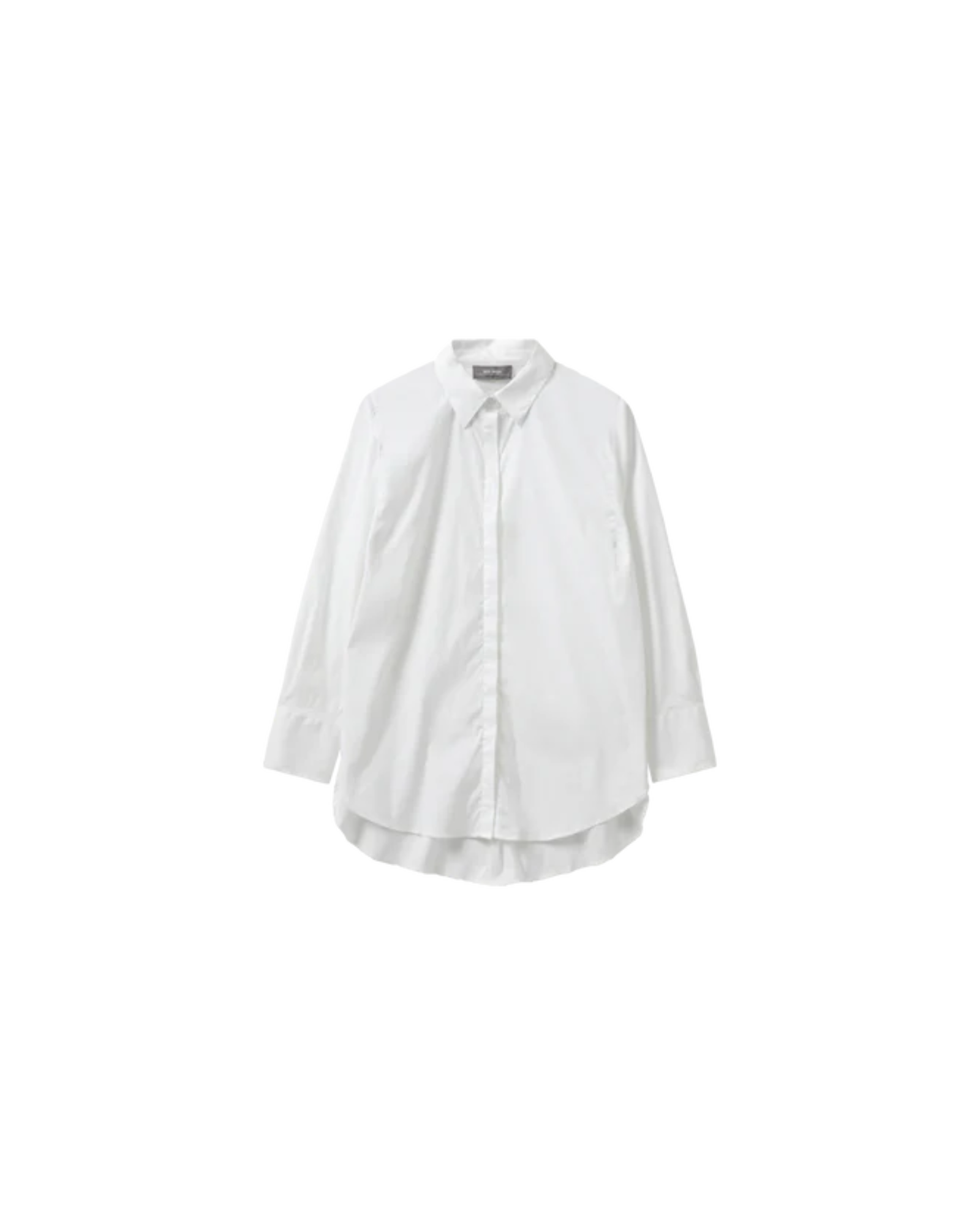 Chemise oversize Enola en coton MOS MOSH Blanc – vue de face