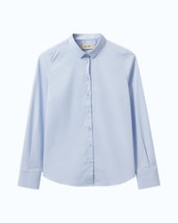 Chemise ajustée Tilda en coton stretch MOS MOSH Bleu ciel – vue de face