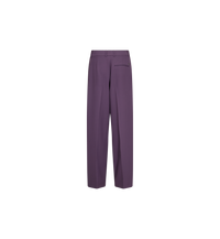 Pantalon à pinces MOS MOSH Sweet Grape – vue de dos à plat, passants et poches