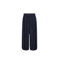 Pantalon 7/8 à jambe ballon MOS MOSH Salute Navy – vue de face à plat