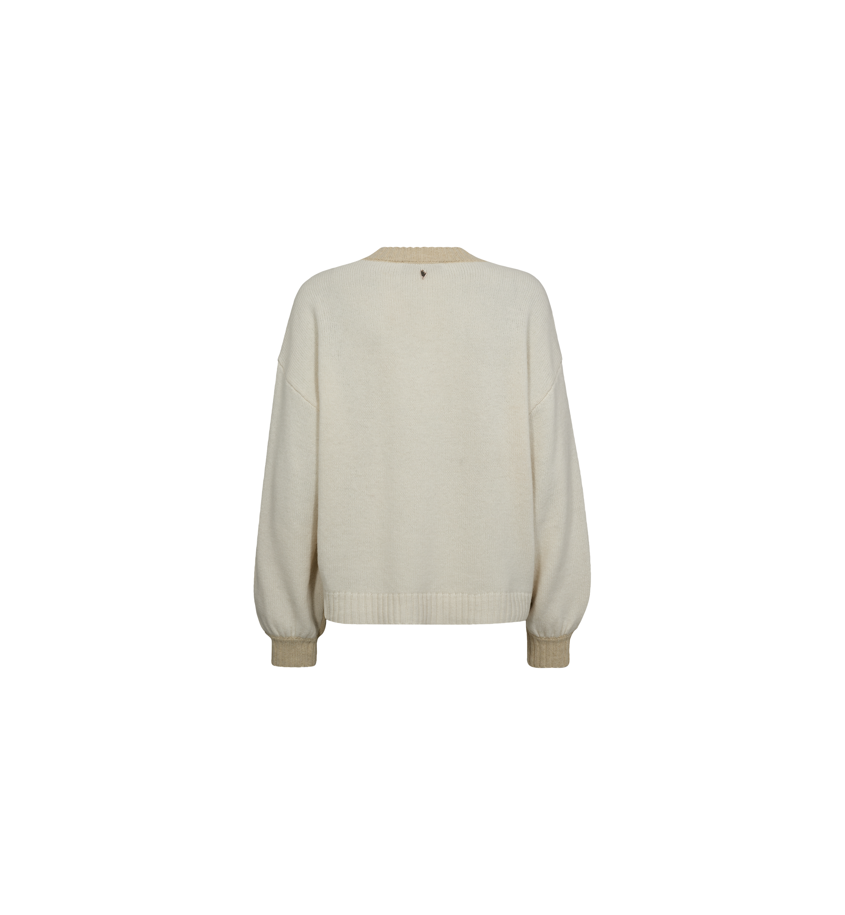 Pull col V oversize laine alpaga cachemire MOS MOSH Boulder – vue de dos