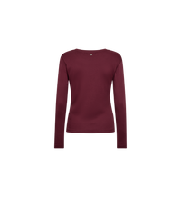 T-shirt manches longues col bateau MOS MOSH Port Royale – vue de dos à plat