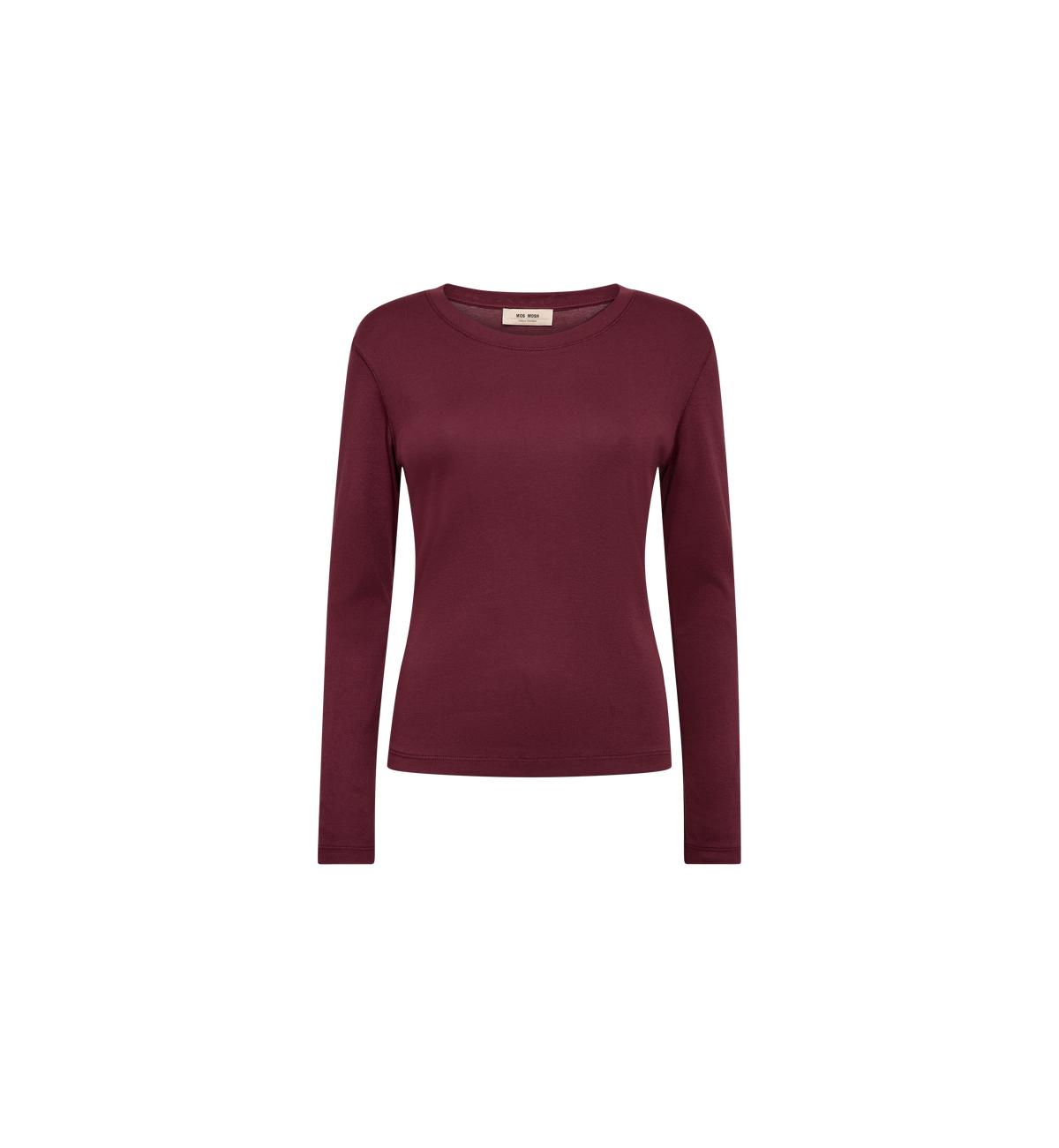 T-shirt manches longues col bateau MOS MOSH Port Royale – vue de face à plat
