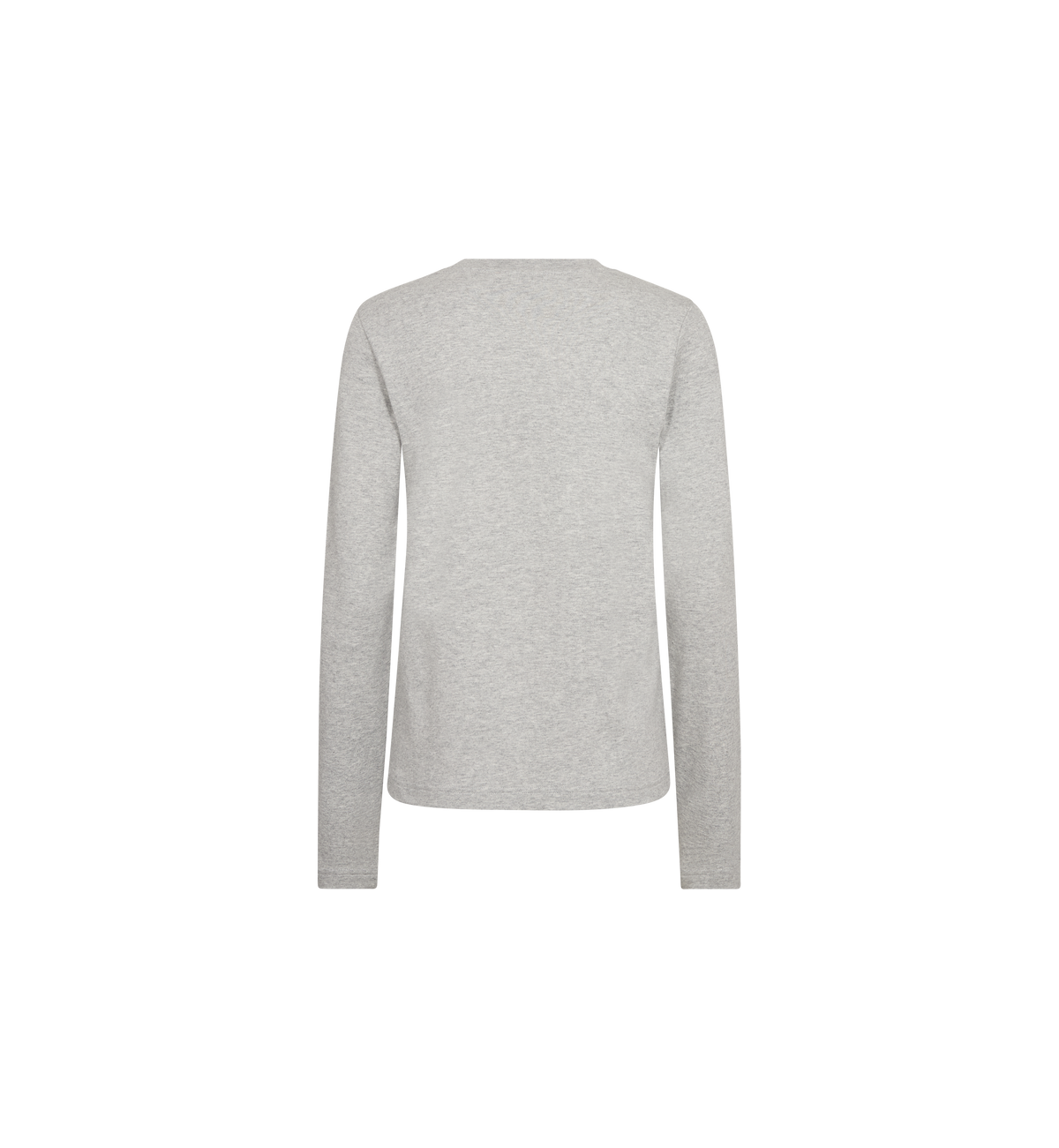 T-shirt manches longues MOS MOSH gris chiné – vue de dos à plat