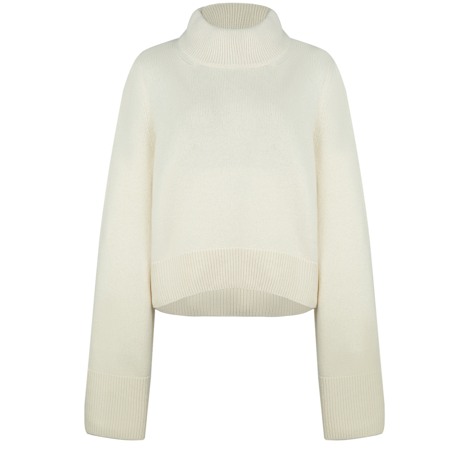Nuage Cashmere Pull manches larges – Ecru
