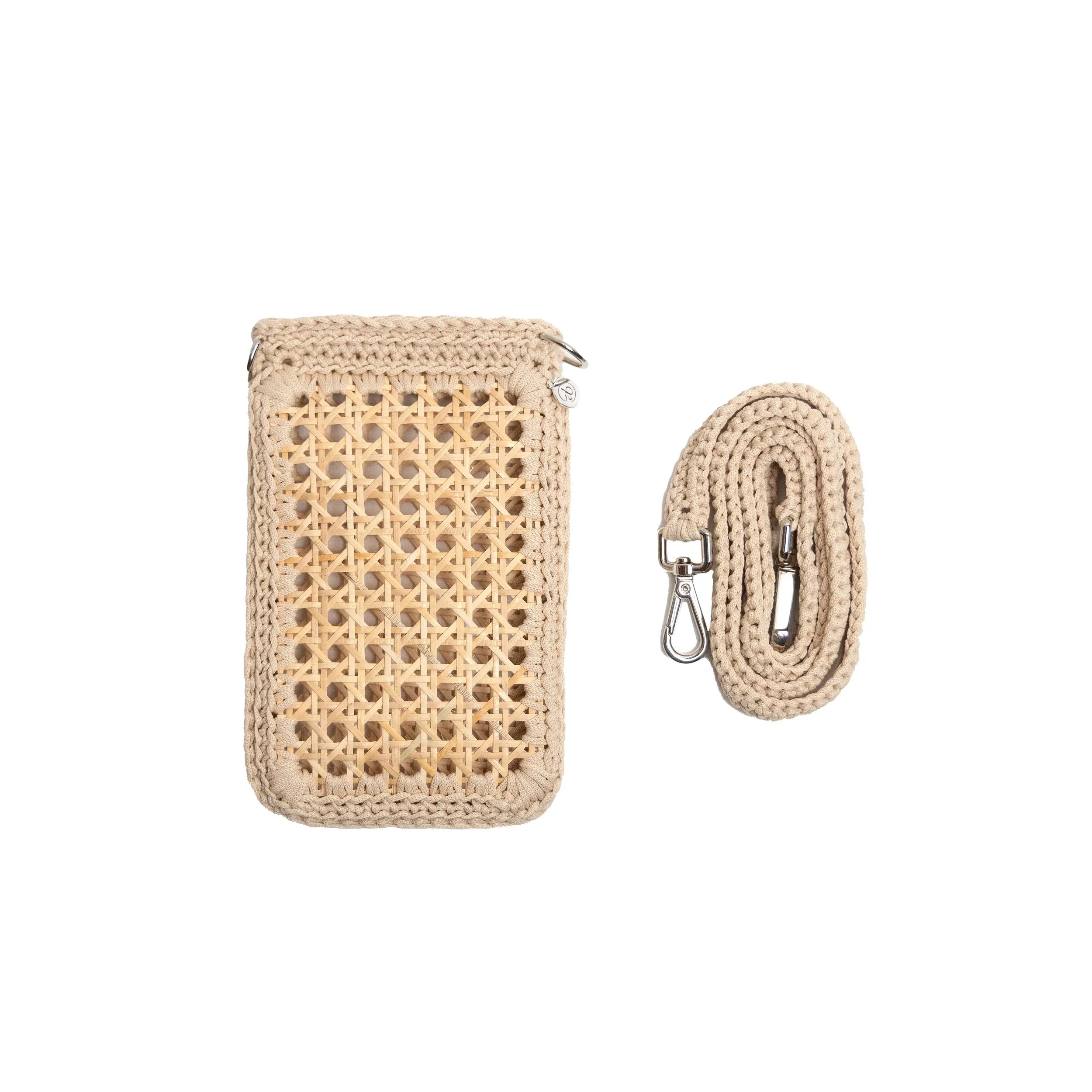 Pochette téléphone Dolce Vita, coloris beige