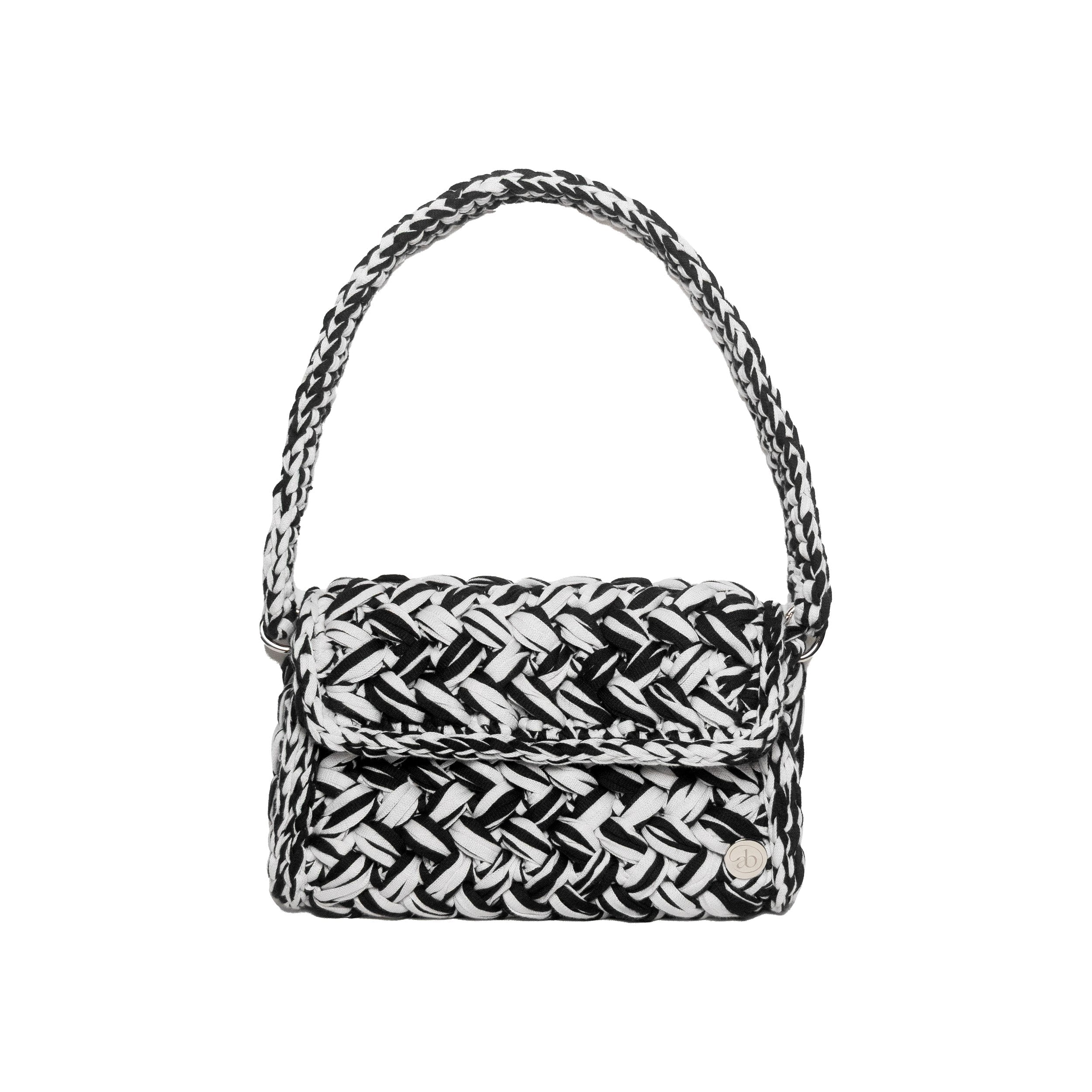 Sac Essential « Erica », coloris noir & blanc