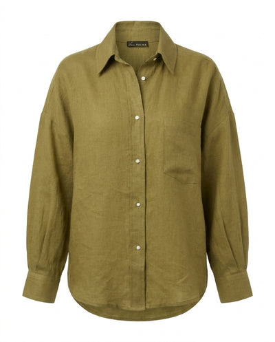 Van Palma Chemise oversize – Vert Olive